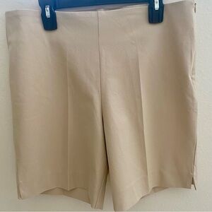 NWOT Boston Proper Side Zip Everyday Khaki Shorts